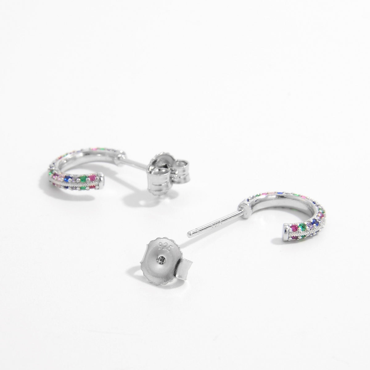 Hot Take (925 Sterling Silver) Hoop Earring