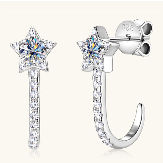 Show Starter (Moissanite) Star Earring