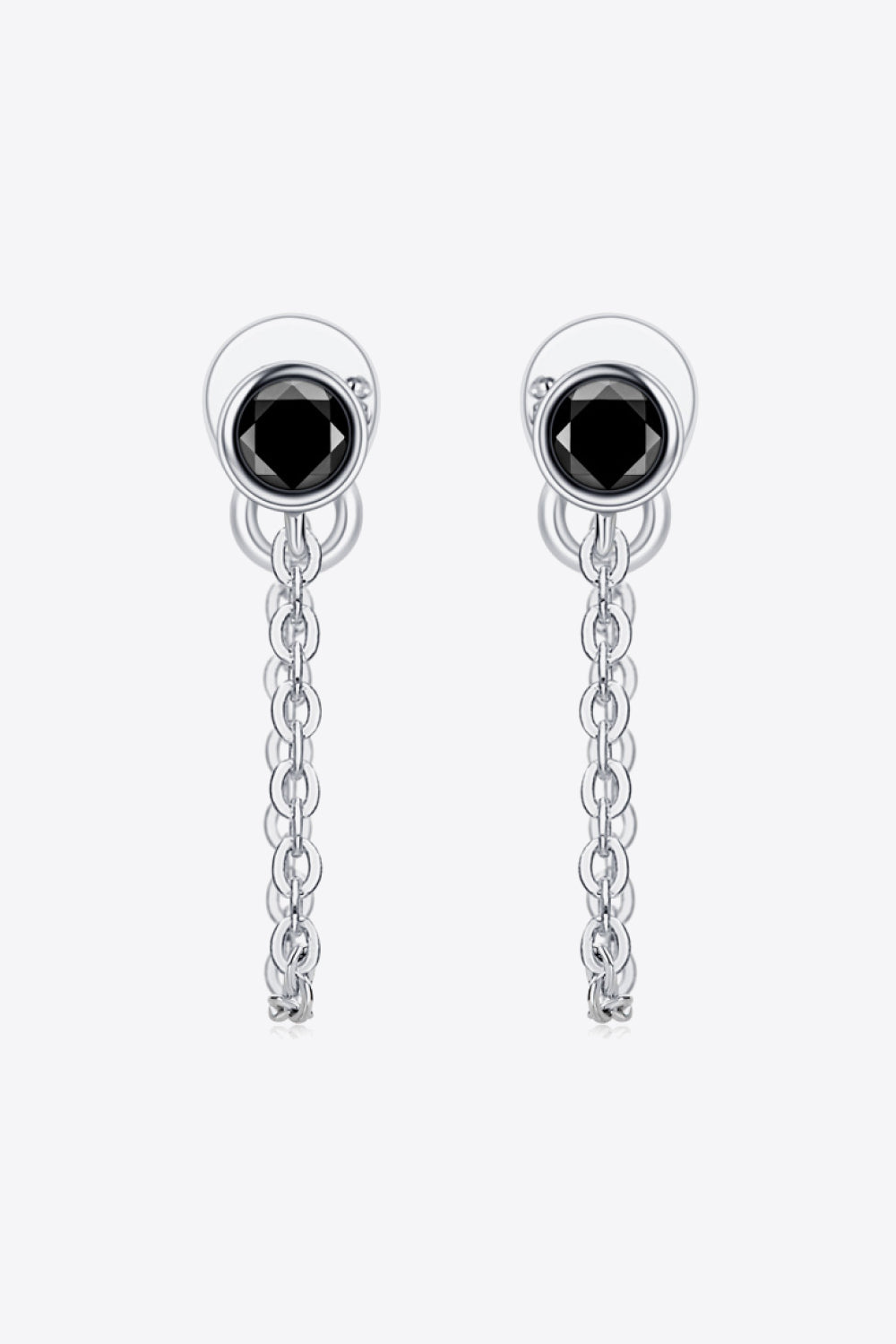 Long Distance (Moissanite) Chain Earring