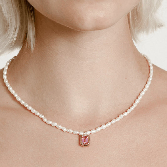 Peace of Pearl Necklace