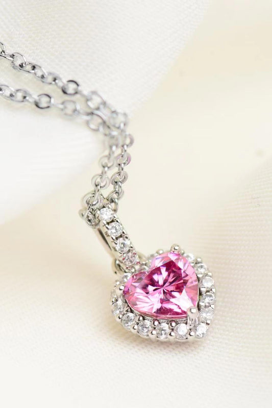 Princess (1 Carat Moissanite) Pendant Necklace