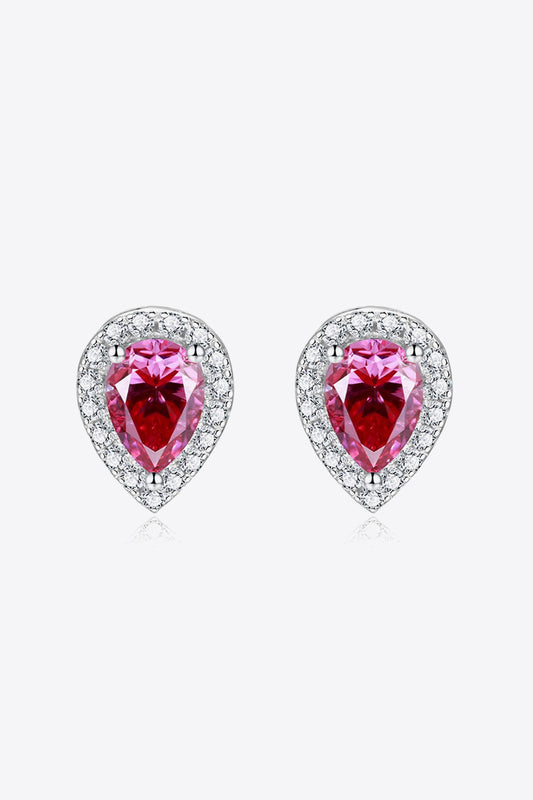 4Ever Your Fav (2 Carat Moissanite) Teardrop Stud Earring