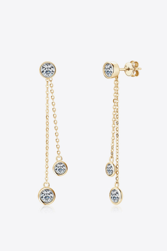 Can't Relate (2.6 Carat Moissanite) Drop Earring